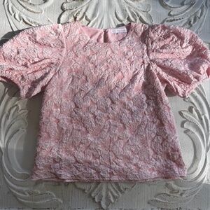 Pink Endless Rose Floral Top - Sz Lg